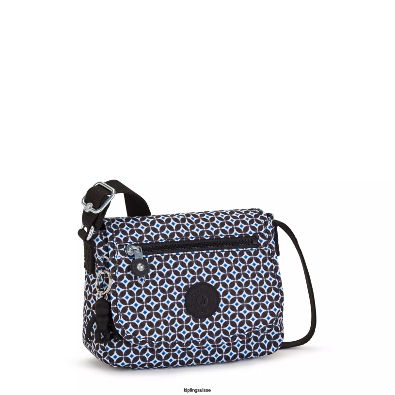 Kipling mini-sacs tuile noirâtre femmes mini sac à bandoulière imprimé sabian FPRN13