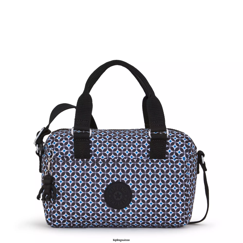 Kipling mini-sacs tuile noirâtre femmes mini sac à main imprimé folki FPRN1 - Cliquez sur l'image pour la fermer