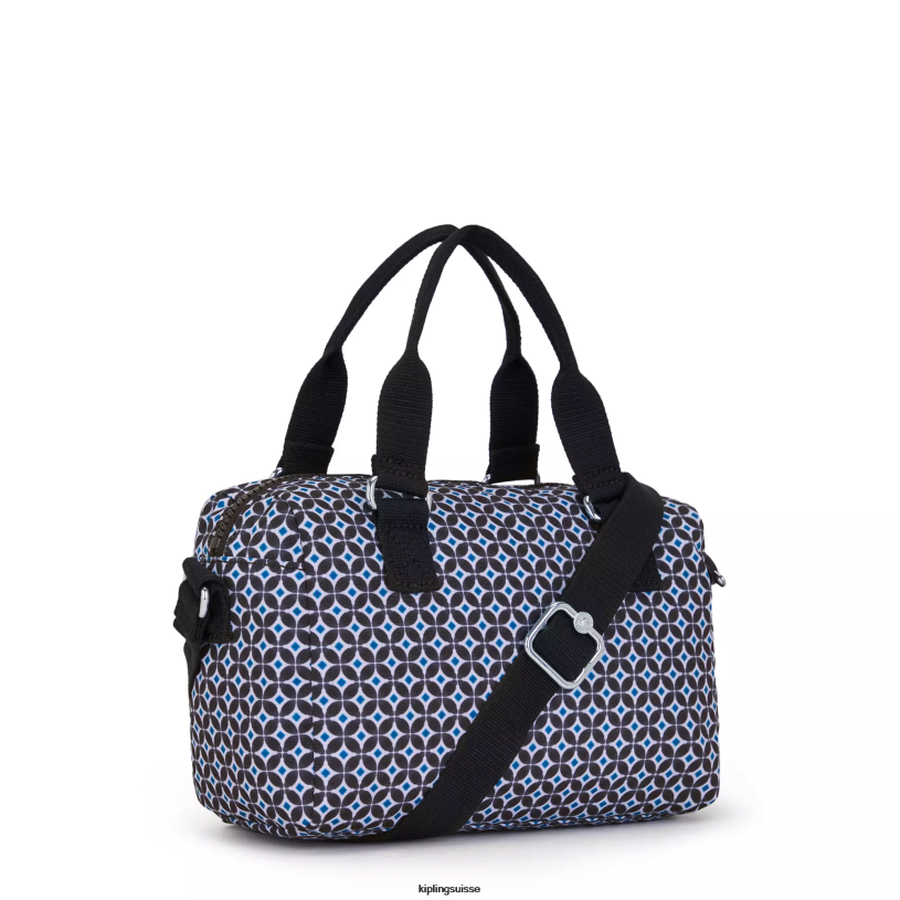 Kipling mini-sacs tuile noirâtre femmes mini sac à main imprimé folki FPRN1