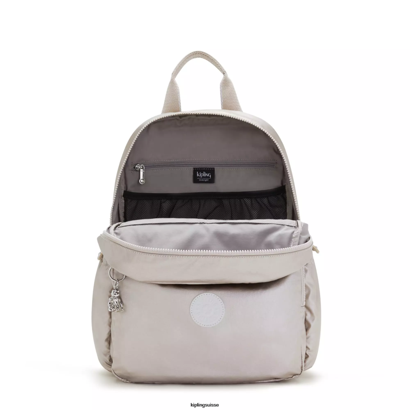 Kipling sac de couches bébé lueur métallique femmes sac à dos à langer maisie FPRN280