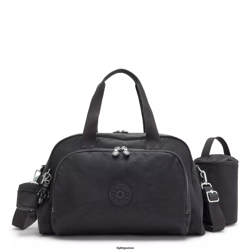 Kipling sac de couches bébé noir noir femmes sac à langer camama FPRN241