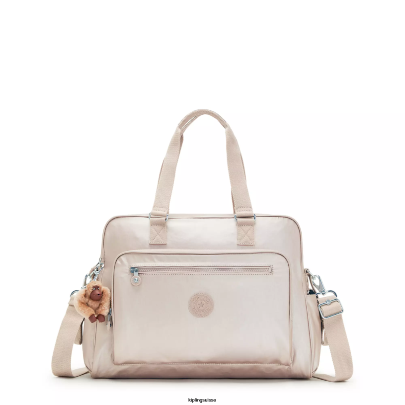 Kipling sac de couches bébé quartz métallique femmes sac à langer métallisé alanna FPRN252 - Cliquez sur l'image pour la fermer