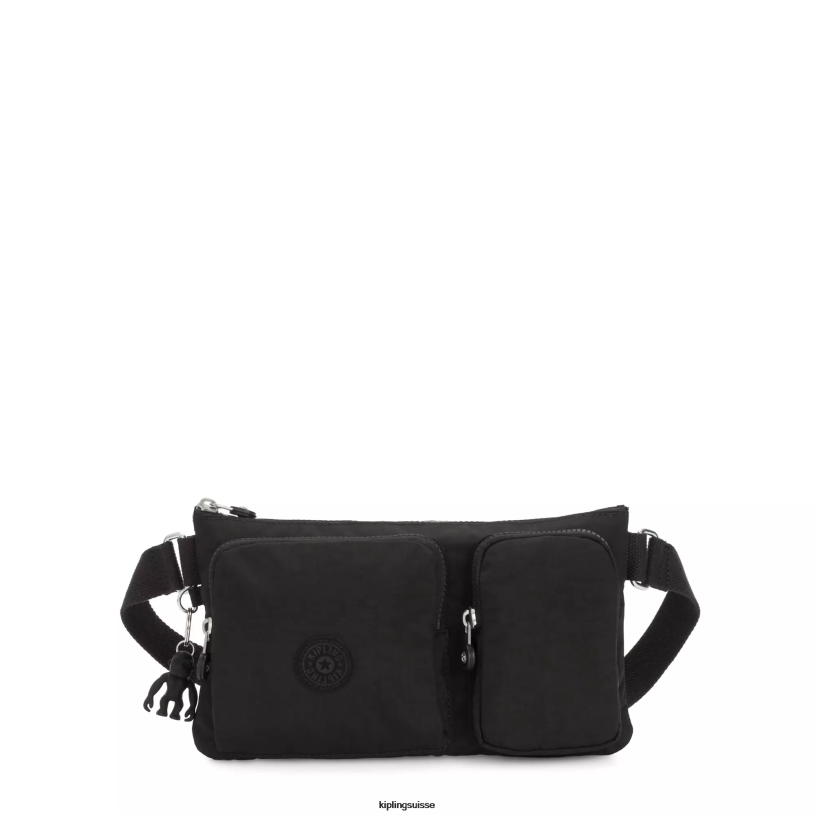 Kipling sac de taille noir noir femmes presto up sac banane FPRN326