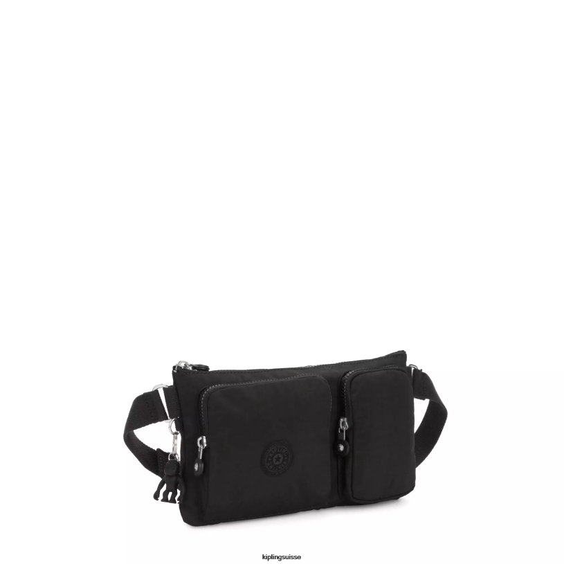 Kipling sac de taille noir noir femmes presto up sac banane FPRN326