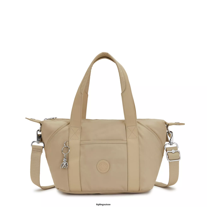 Kipling sacs à bandoulière beige naturel femmes mini sac porté épaule art FPRN67