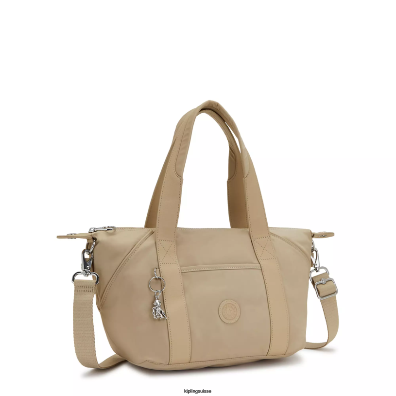 Kipling sacs à bandoulière beige naturel femmes mini sac porté épaule art FPRN67