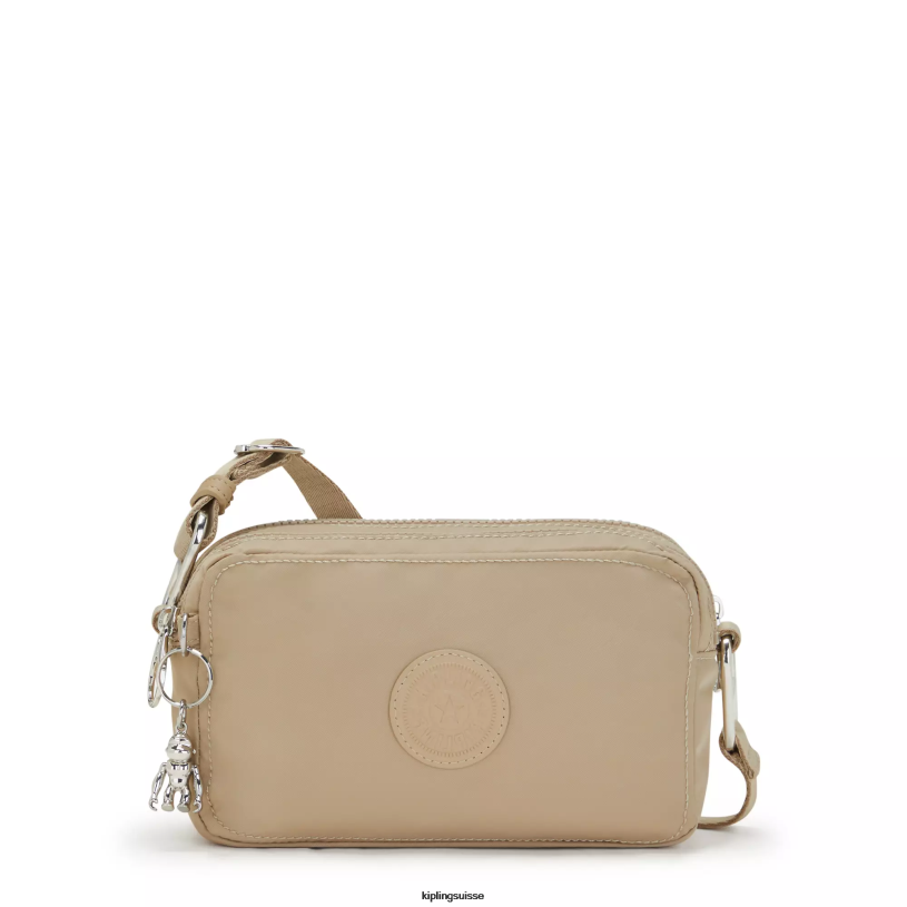 Kipling sacs à bandoulière beige naturel femmes sac porté épaule Milda FPRN69 - Cliquez sur l'image pour la fermer