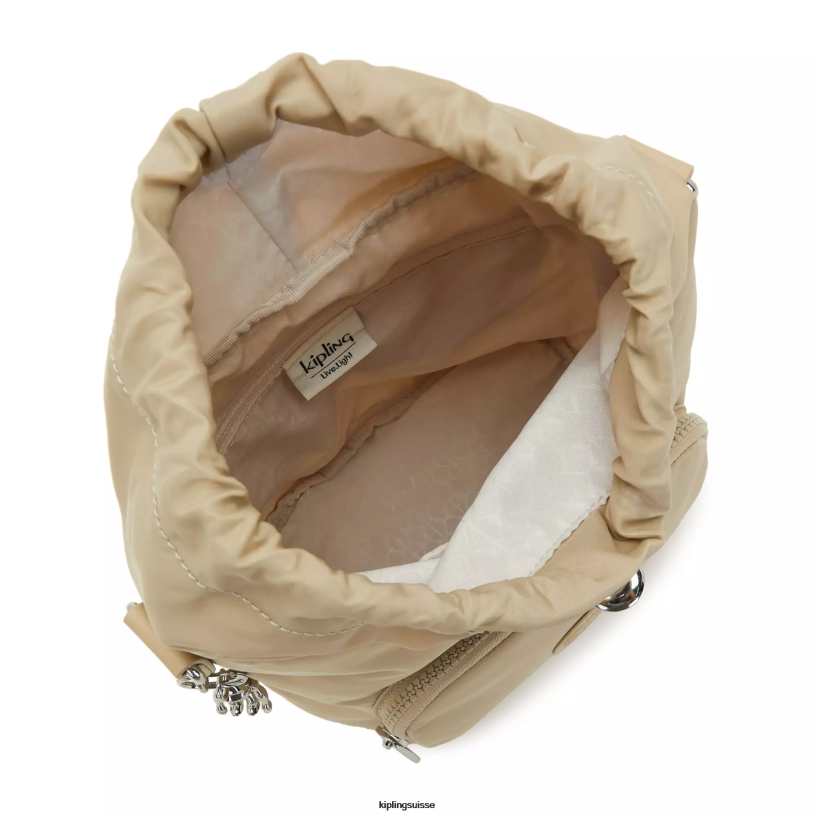 Kipling sacs à bandoulière beige naturel femmes sac porté épaule kyla FPRN178