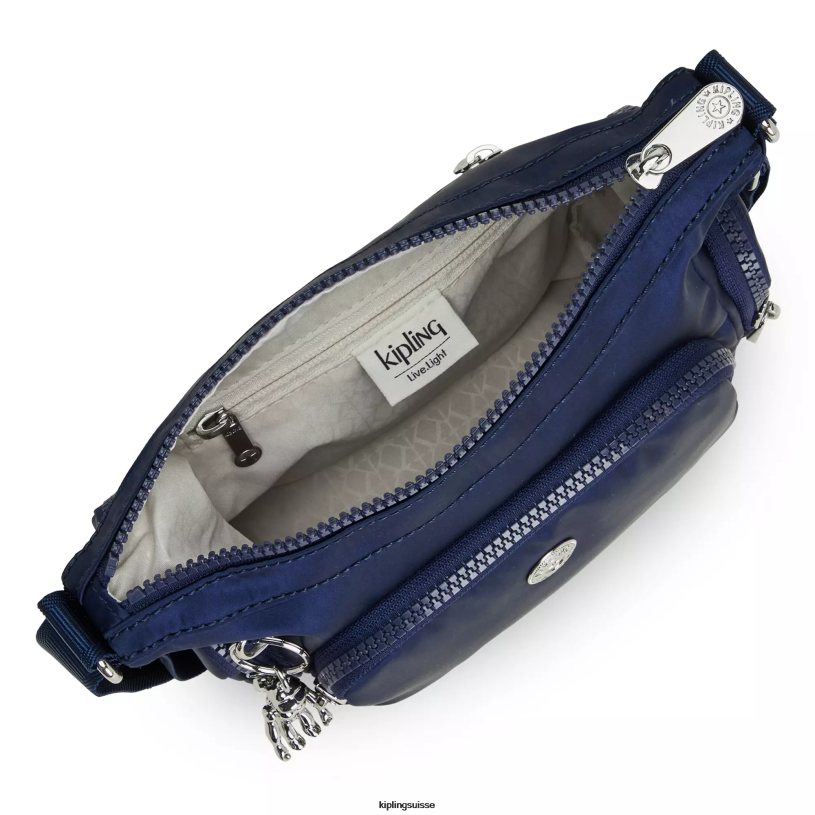 Kipling sacs à bandoulière bleu cosmique femmes mini sac à bandoulière gabbie FPRN201