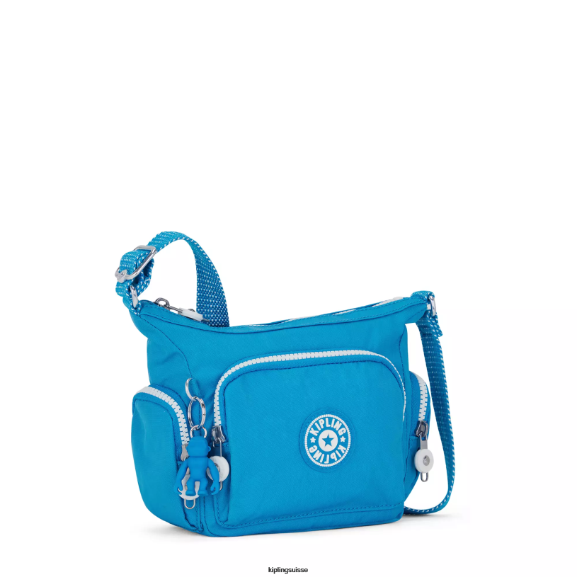 Kipling sacs à bandoulière bleu impatient femmes mini sac à bandoulière gabbie FPRN22