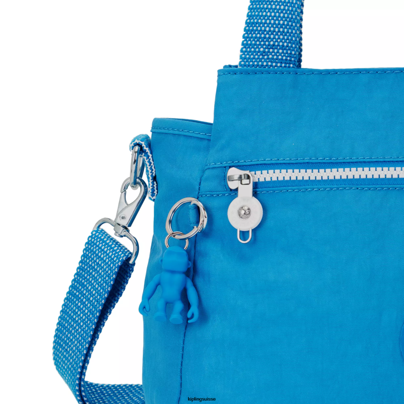 Kipling sacs à bandoulière bleu impatient femmes sac porté épaule elysia FPRN156