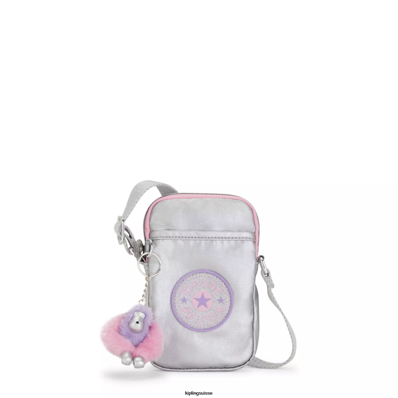 Kipling sacs à bandoulière bonbon métal amusant femmes sac à bandoulière métallisé tally FPRN29