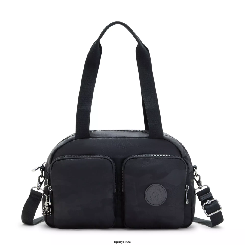 Kipling sacs à bandoulière camouflage noir en relief femmes sac à bandoulière cool defea FPRN200 - Cliquez sur l'image pour la fermer