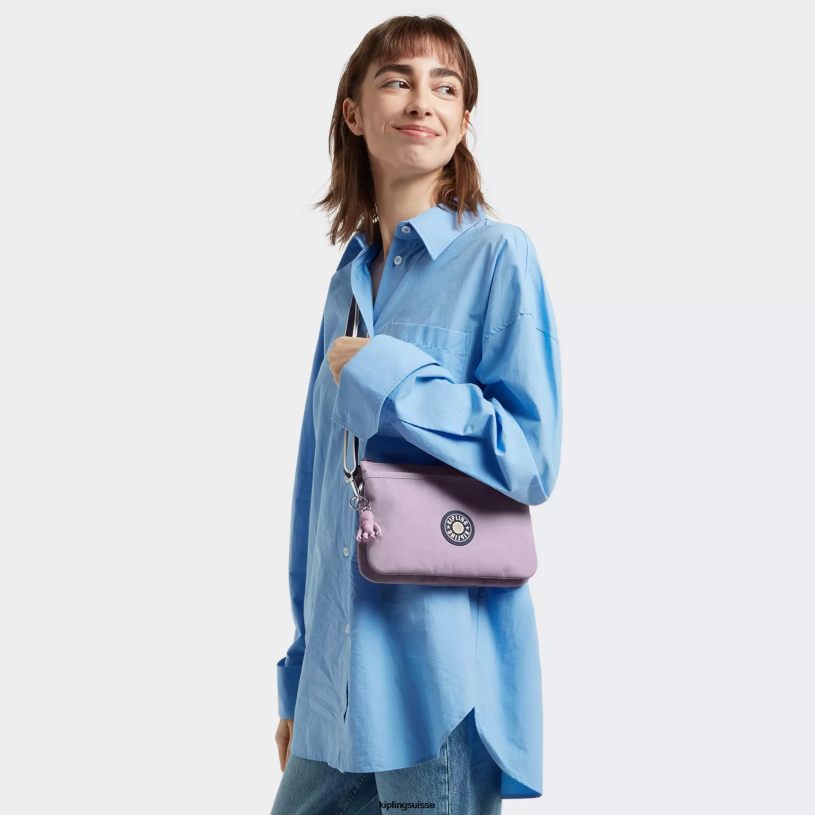 Kipling sacs à bandoulière doux bloc de lilas femmes sac à bandoulière riri FPRN128