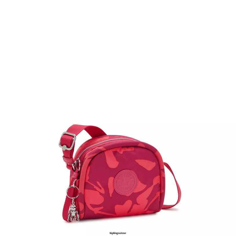 Kipling sacs à bandoulière fleurs de corail femmes sac à bandoulière imprimé jesper FPRN189