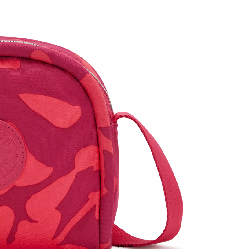 Kipling sacs à bandoulière fleurs de corail femmes sac à bandoulière imprimé jesper FPRN189