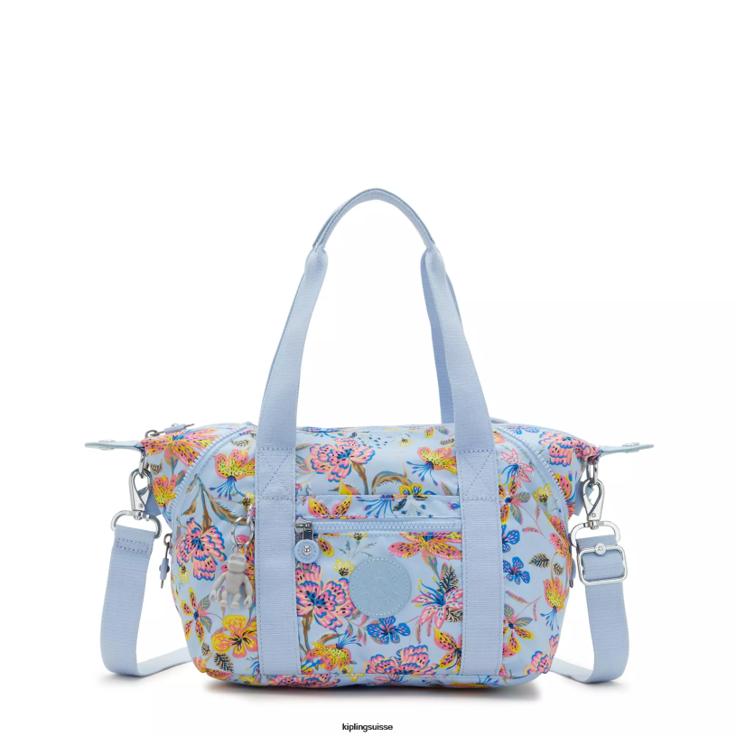 Kipling sacs à bandoulière fleurs sauvages femmes mini sac porté épaule imprimé FPRN4