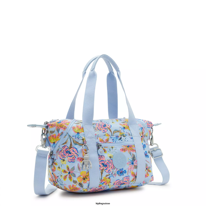 Kipling sacs à bandoulière fleurs sauvages femmes mini sac porté épaule imprimé FPRN4