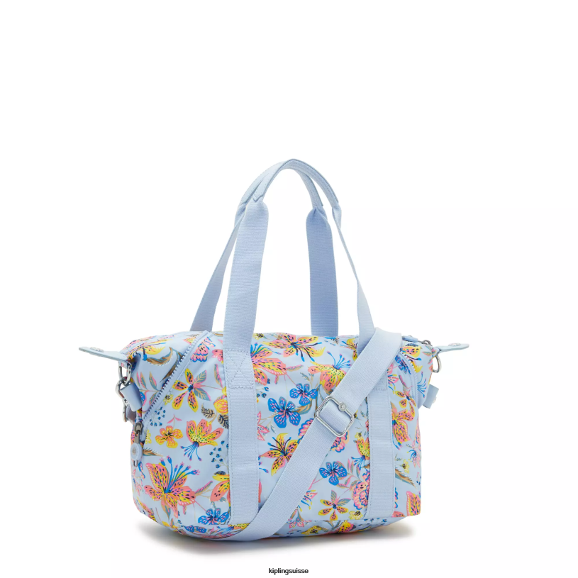 Kipling sacs à bandoulière fleurs sauvages femmes mini sac porté épaule imprimé FPRN4