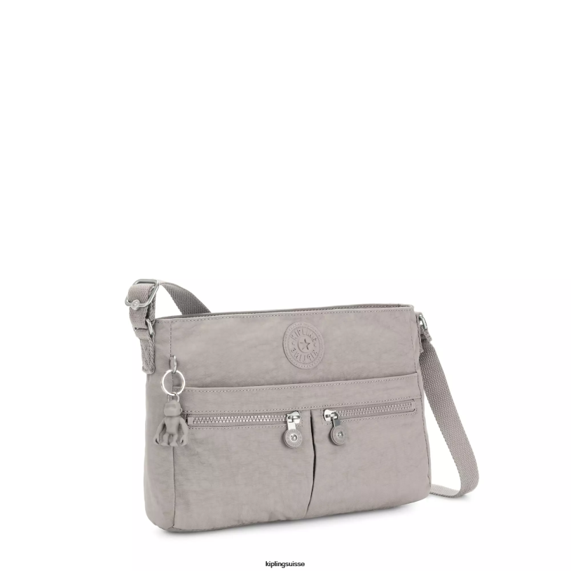 Kipling sacs à bandoulière gris gris femmes nouveau sac à bandoulière angie FPRN167