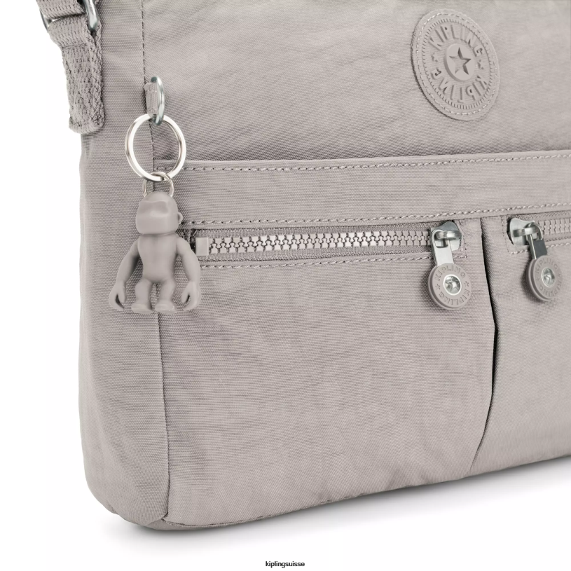 Kipling sacs à bandoulière gris gris femmes nouveau sac à bandoulière angie FPRN167