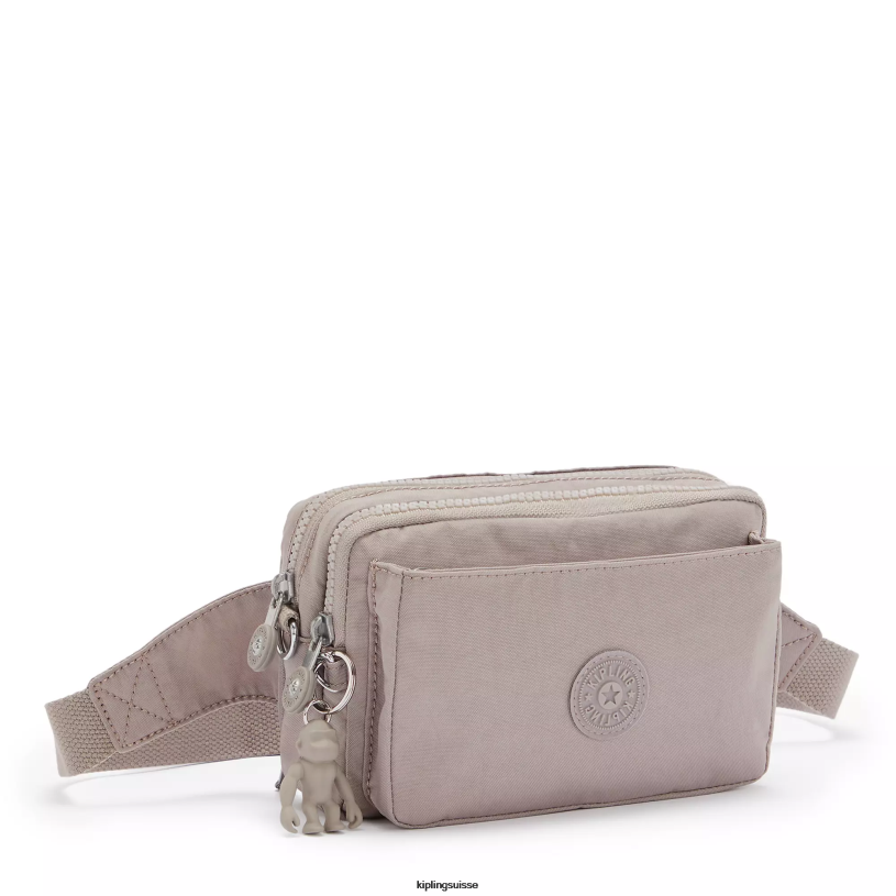 Kipling sacs à bandoulière gris gris femmes sac à bandoulière transformable abanu multi FPRN117