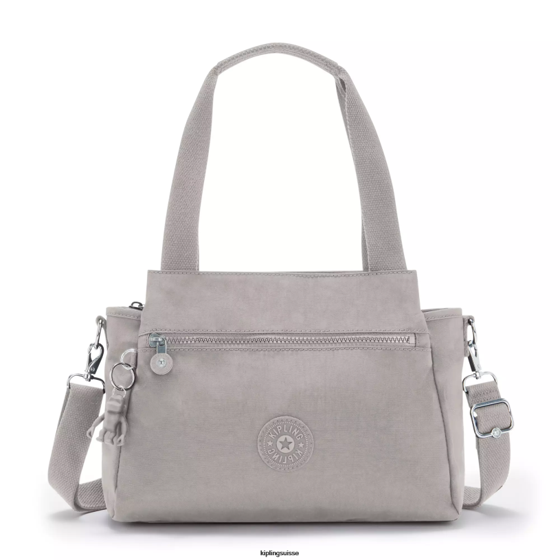 Kipling sacs à bandoulière gris gris femmes sac porté épaule elysia FPRN153