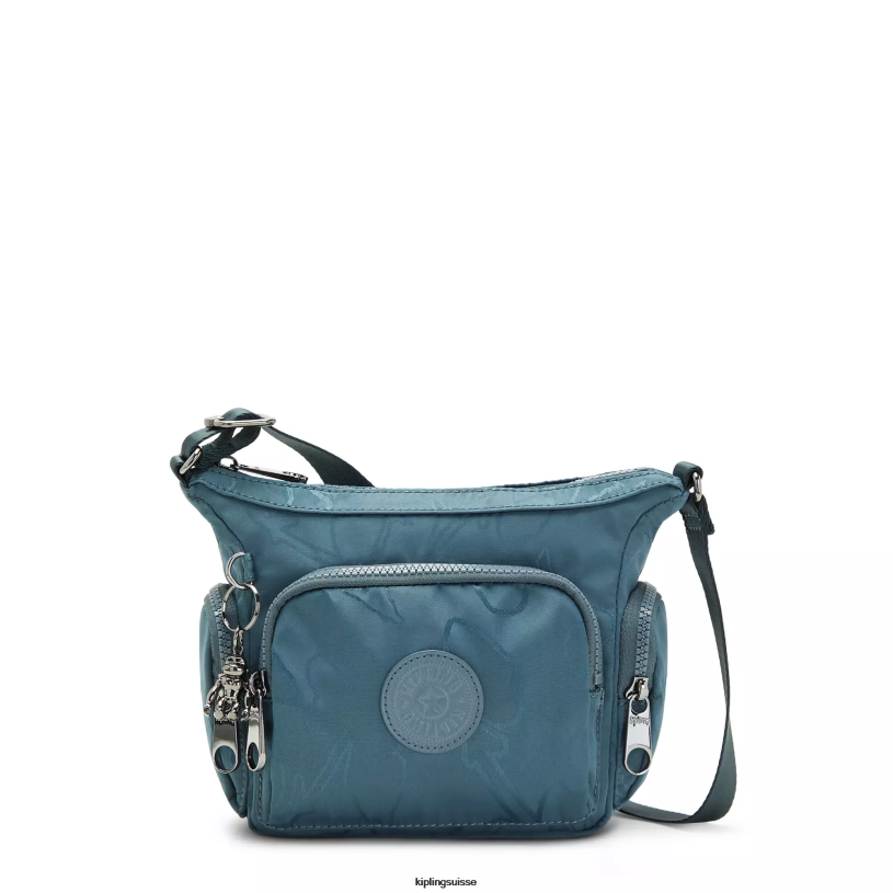 Kipling sacs à bandoulière gris nocturne femmes gabbie mini sac à bandoulière imprimé FPRN102 - Cliquez sur l'image pour la fermer