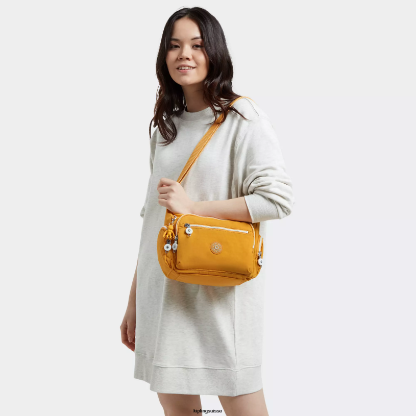 Kipling sacs à bandoulière jaune rapide femmes gabbie petit sac à bandoulière FPRN159