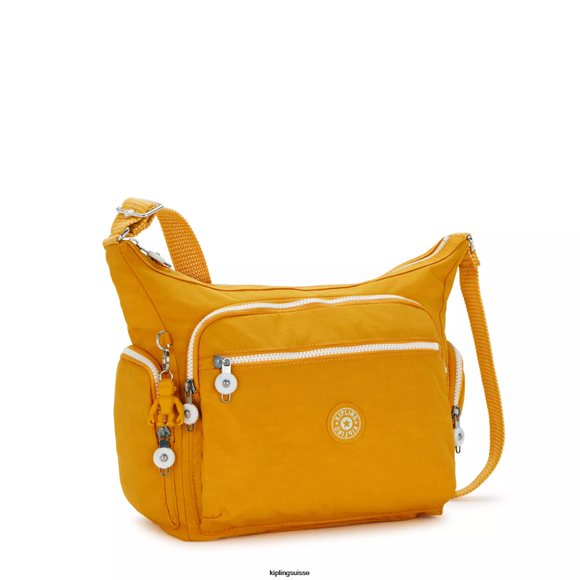 Kipling sacs à bandoulière jaune rapide femmes sac à bandoulière gabbie FPRN130