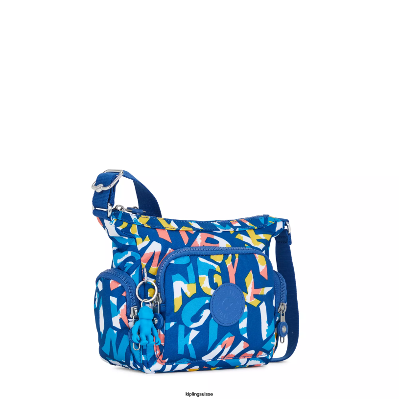 Kipling sacs à bandoulière néon femmes gabbie mini sac à bandoulière imprimé FPRN139