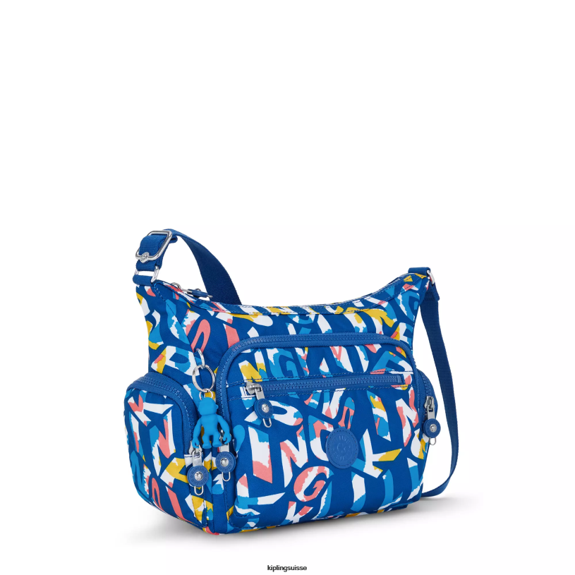 Kipling sacs à bandoulière néon femmes gabbie petit sac à bandoulière imprimé FPRN146