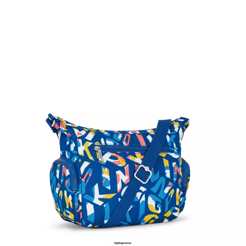 Kipling sacs à bandoulière néon femmes gabbie petit sac à bandoulière imprimé FPRN146