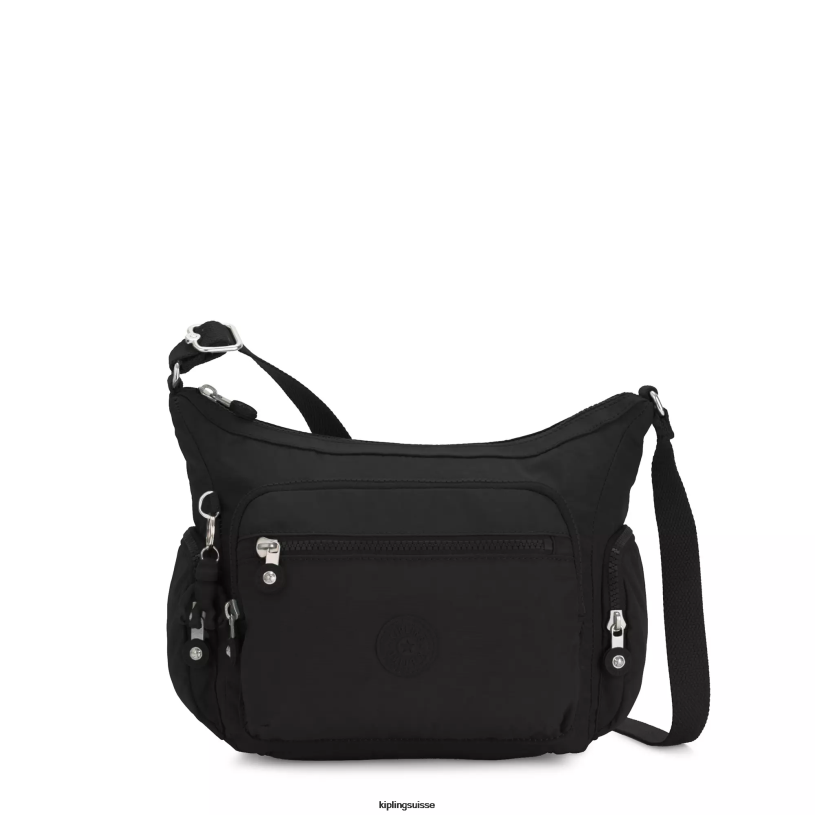 Kipling sacs à bandoulière noir noir femmes gabbie petit sac à bandoulière FPRN160