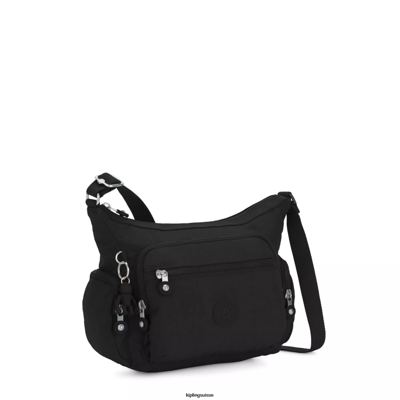 Kipling sacs à bandoulière noir noir femmes gabbie petit sac à bandoulière FPRN160