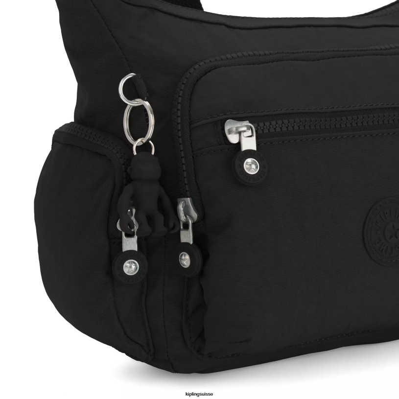 Kipling sacs à bandoulière noir noir femmes gabbie petit sac à bandoulière FPRN160