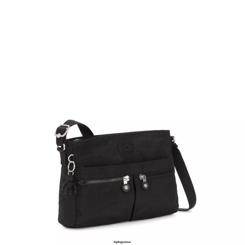 Kipling sacs à bandoulière noir noir femmes nouveau sac à bandoulière angie FPRN168