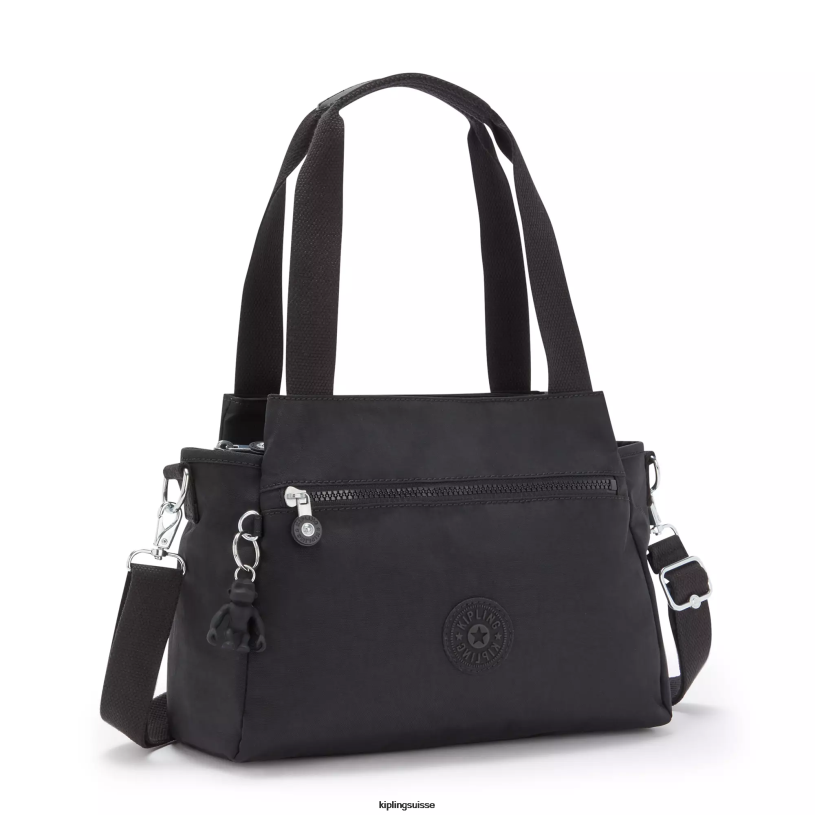 Kipling sacs à bandoulière noir noir femmes sac porté épaule elysia FPRN154