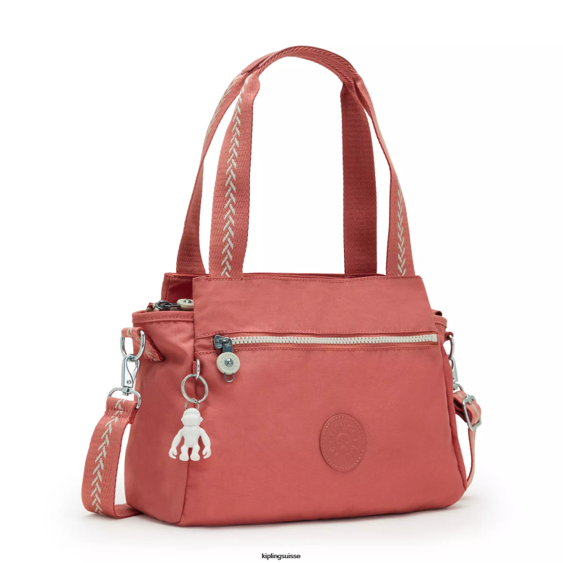 Kipling sacs à bandoulière rose millésime femmes sac porté épaule elysia FPRN157