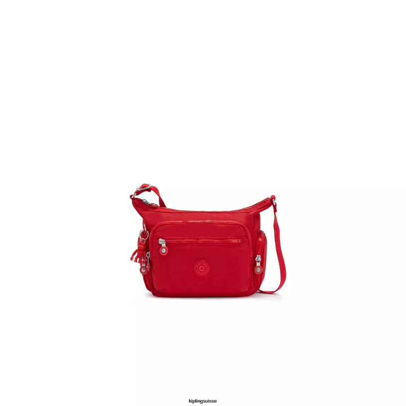 Kipling sacs à bandoulière rouge rouge femmes gabbie petit sac à bandoulière FPRN164