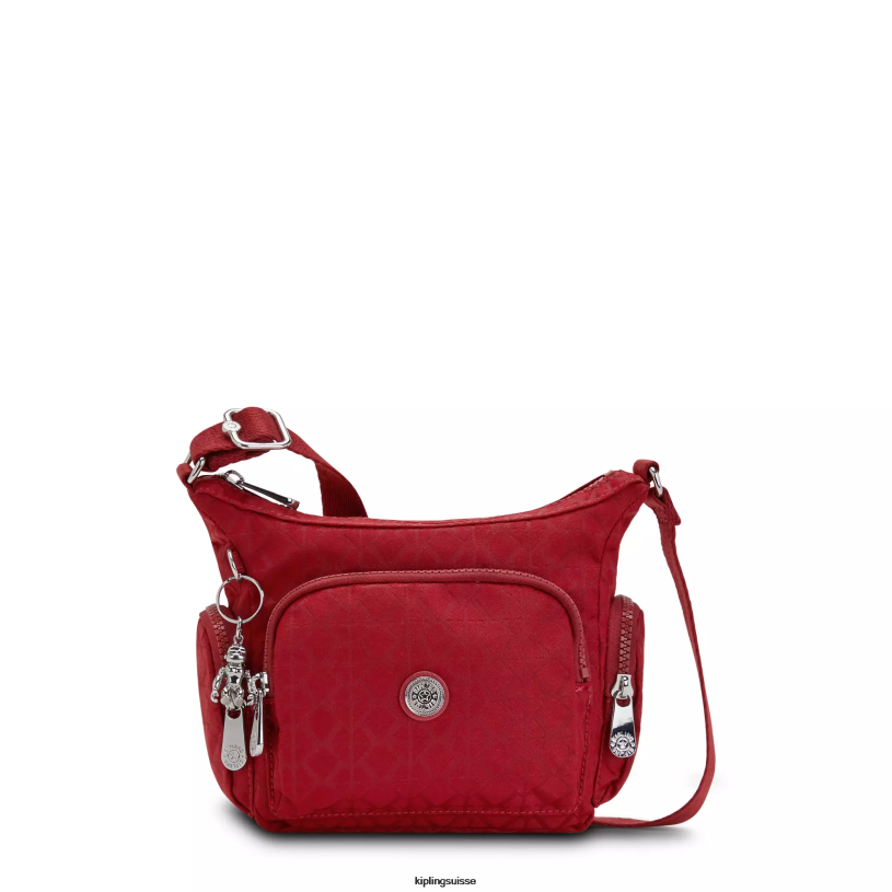 Kipling sacs à bandoulière signature rouge femmes mini sac à bandoulière gabbie FPRN73