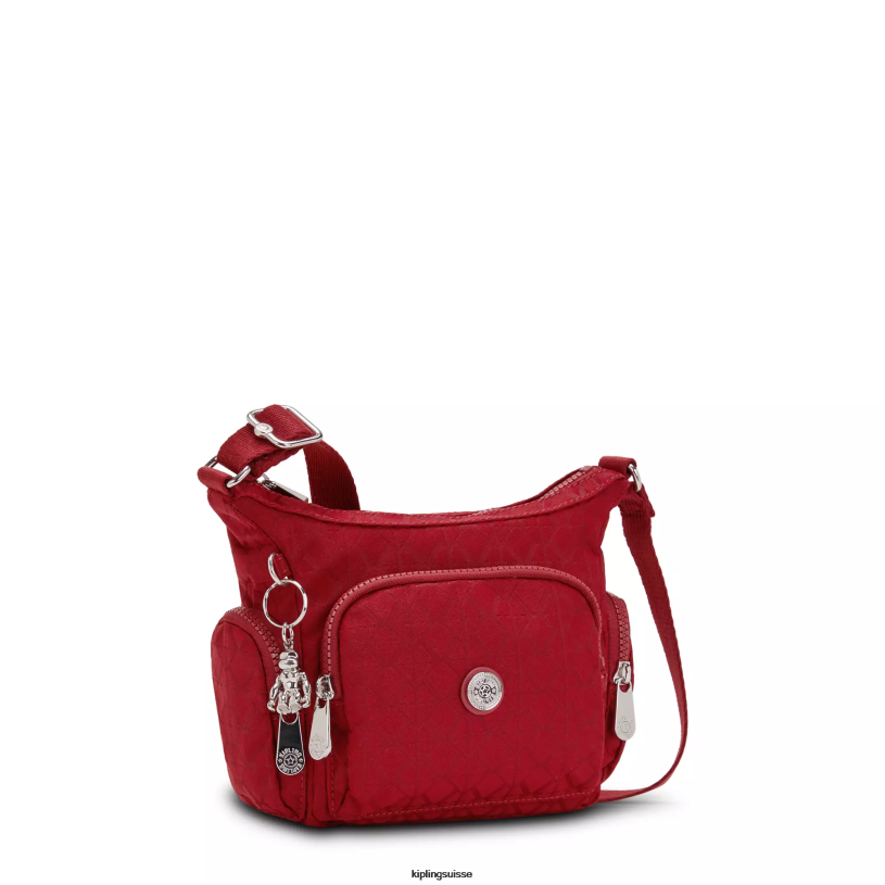 Kipling sacs à bandoulière signature rouge femmes mini sac à bandoulière gabbie FPRN73