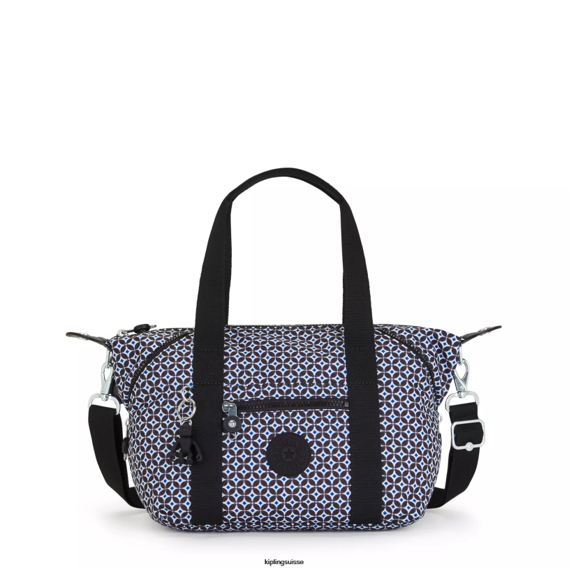 Kipling sacs à bandoulière tuile noirâtre femmes mini sac porté épaule imprimé FPRN42