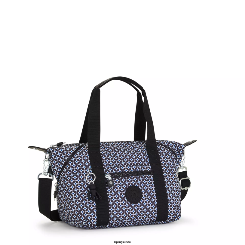 Kipling sacs à bandoulière tuile noirâtre femmes mini sac porté épaule imprimé FPRN42