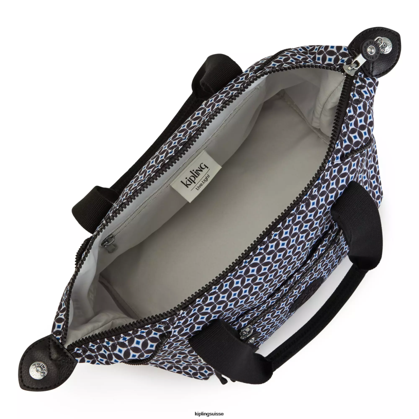 Kipling sacs à bandoulière tuile noirâtre femmes mini sac porté épaule imprimé FPRN42