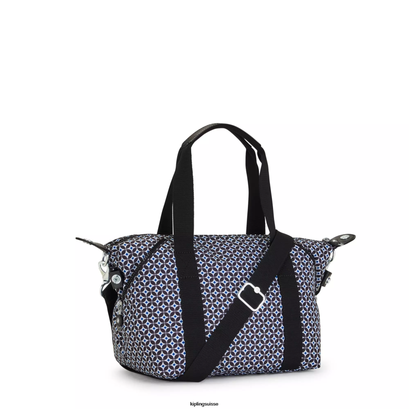 Kipling sacs à bandoulière tuile noirâtre femmes mini sac porté épaule imprimé FPRN42