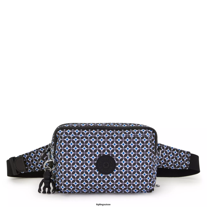 Kipling sacs à bandoulière tuile noirâtre femmes sac à bandoulière convertible à imprimés multiples abanu FPRN322 - Cliquez sur l'image pour la fermer