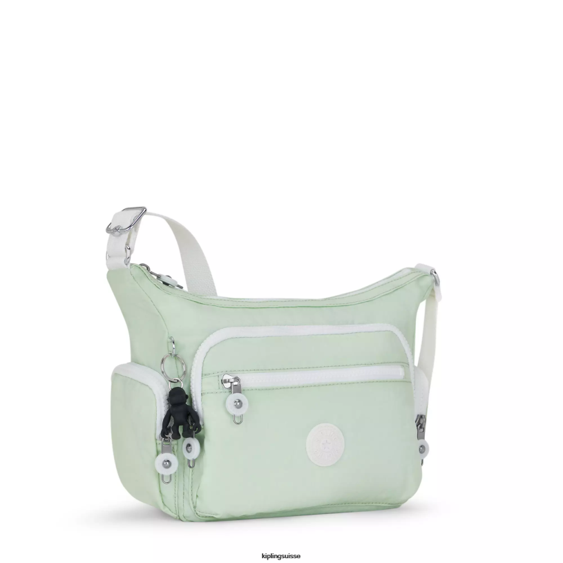 Kipling sacs à bandoulière vert aéré femmes gabbie petit sac à bandoulière FPRN162