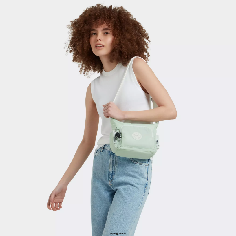 Kipling sacs à bandoulière vert aéré femmes mini sac à bandoulière gabbie FPRN21