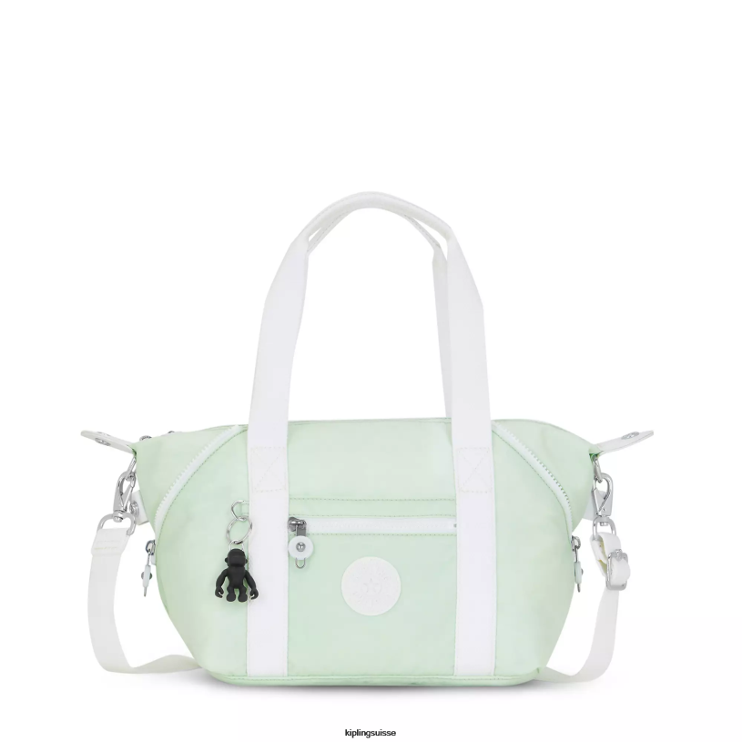 Kipling sacs à bandoulière vert aéré femmes mini sac porté épaule art FPRN39 - Cliquez sur l'image pour la fermer